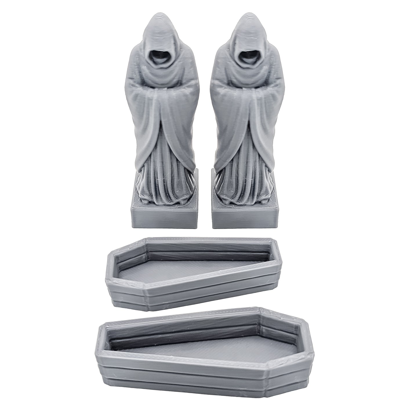 Graveyard Scatter Terrain for DND, RPG & Wargames – Mausoleum & Tombstones Kit