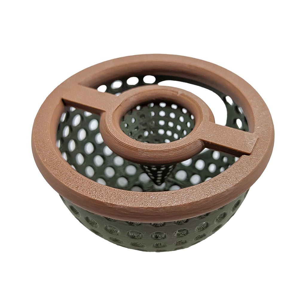 BettaPod Floating Betta Aquarium Hide Log with Feeder Insert