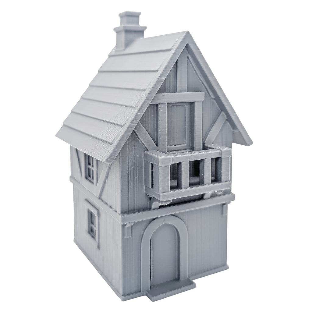 28mm Fantasy Village Buildings | DND RPG Scatter Terrain for Wargames