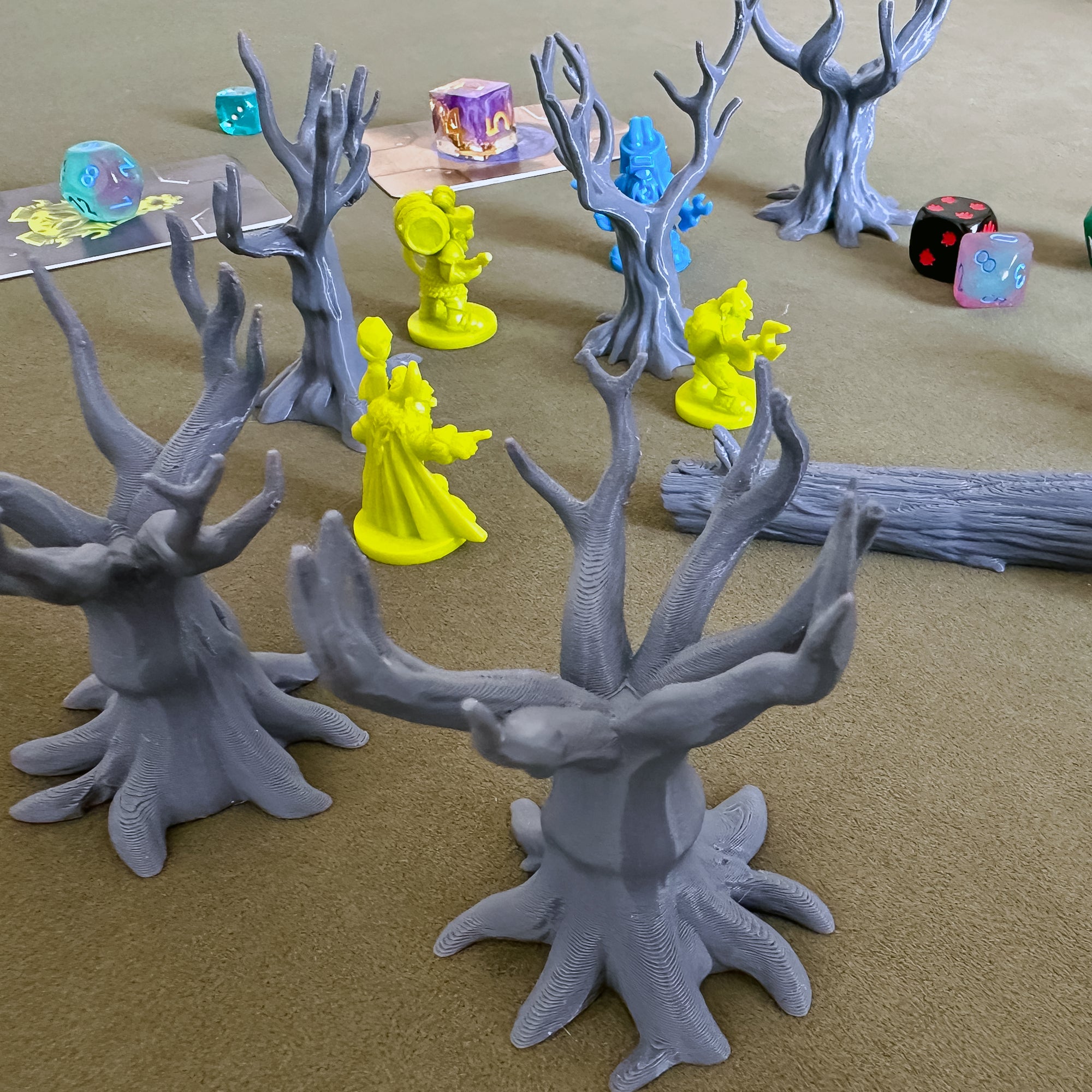 28mm Scatter Terrain Trees for DND & Wargames | Fantasy RPG Tabletop Scenery