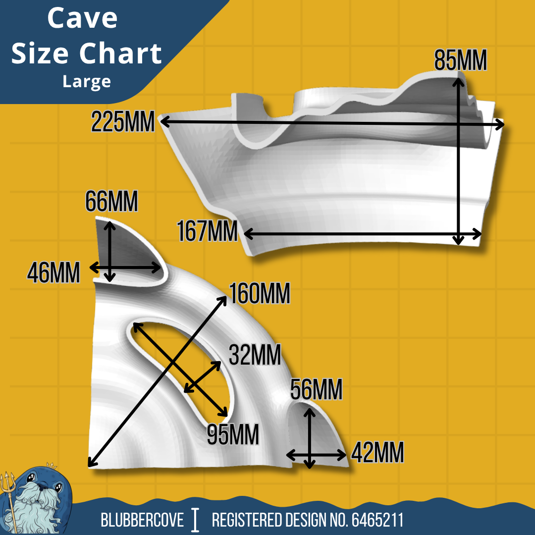 Corner Aquarium or Reptile Tunnel Cave – Underground Hideout