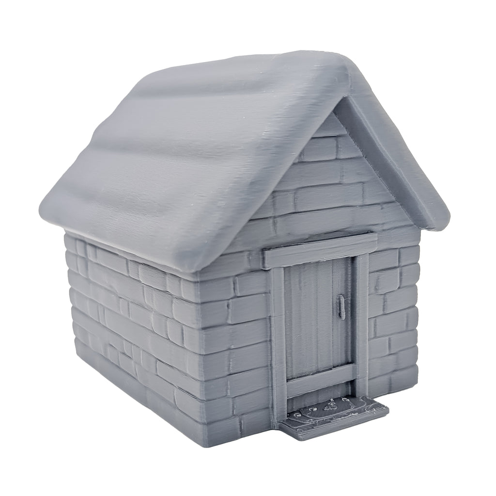 28mm Fantasy Village Buildings | DND RPG Scatter Terrain for Wargames