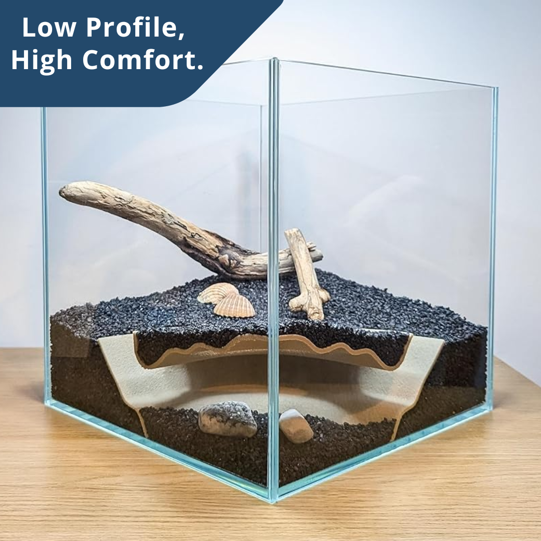 Corner Aquarium or Reptile Tunnel Cave – Underground Hideout