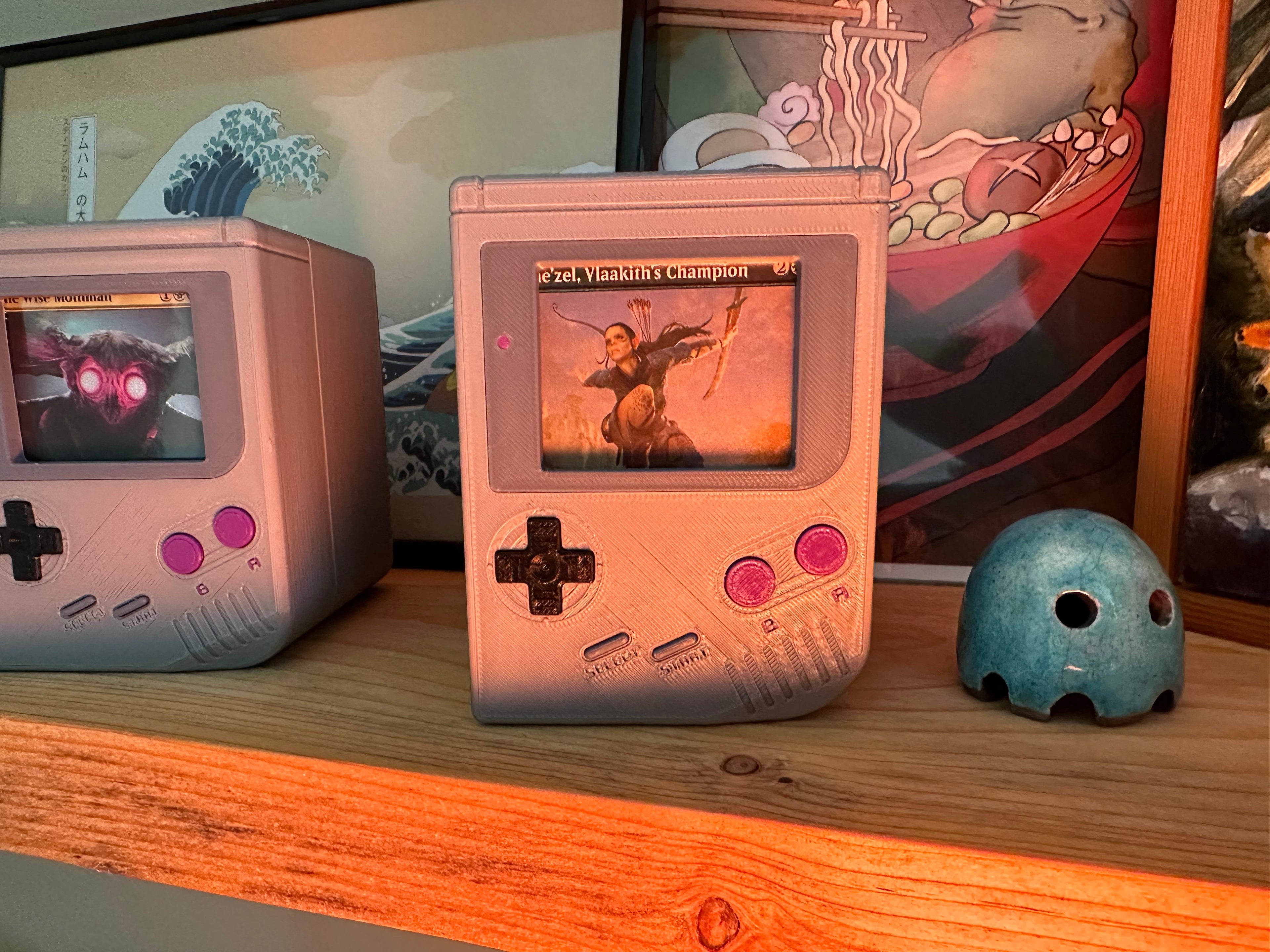 Final Fantasy Gameboy Deck Box for MTG Commander | Retro TCG Case with Magnetic Lock | Holds 100+ Cards | EDH Yugioh Pokémon Gift