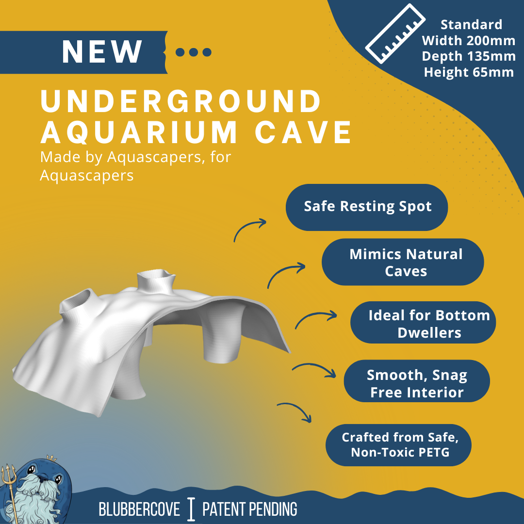 Large Aquarium Cave for Shrimp, Betta & Bottom Dwellers