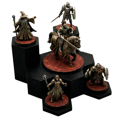 WarSplay™ Hero Mini | Modular Miniature Display Case for Wargaming & RPGs