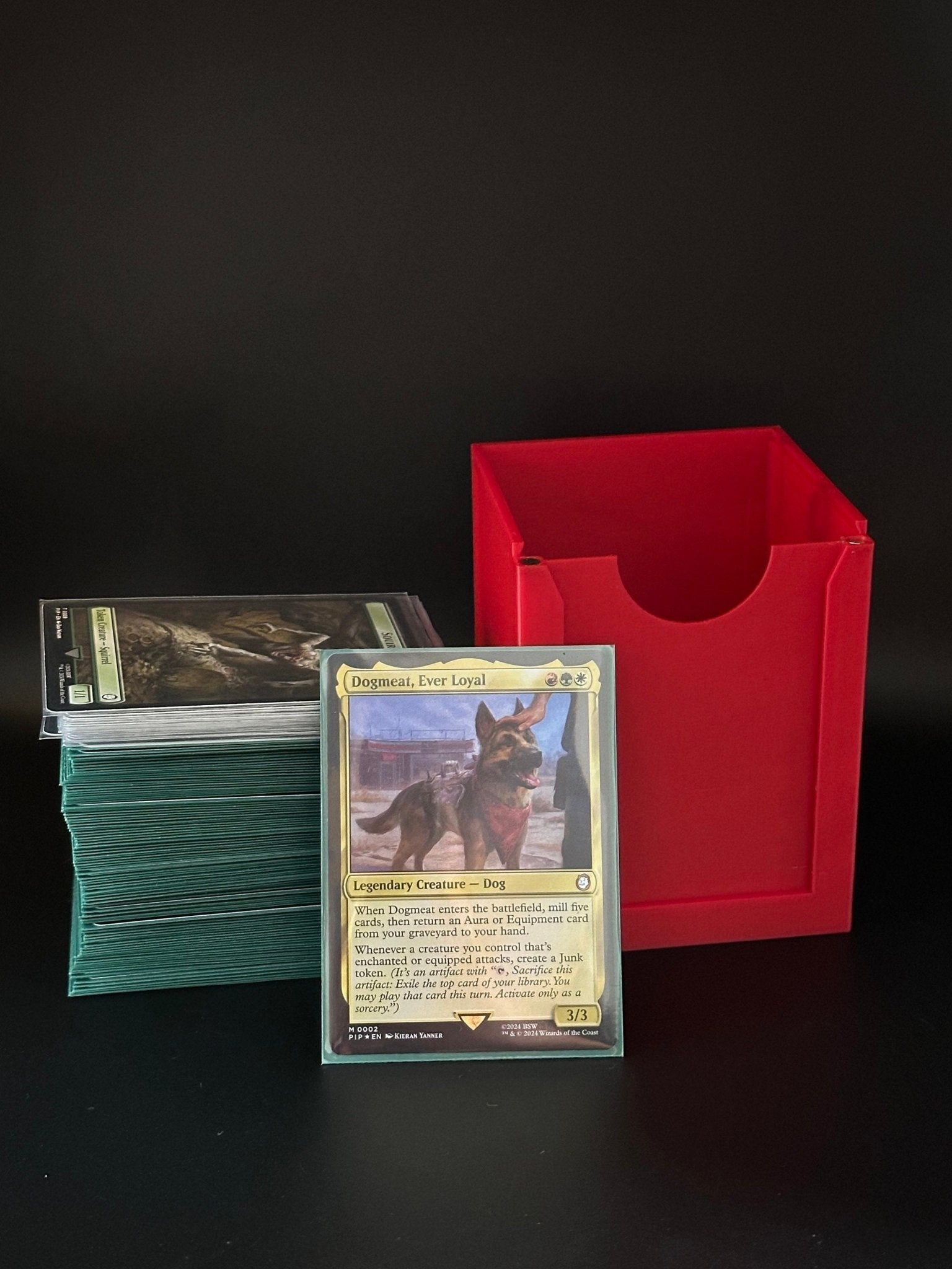 Commander Deck Box for Magic the Gathering (Magnetised) - Fits 100 + Single Sided Sleeved Cards and Passes the Shake Test - See Video - Blubber Cove