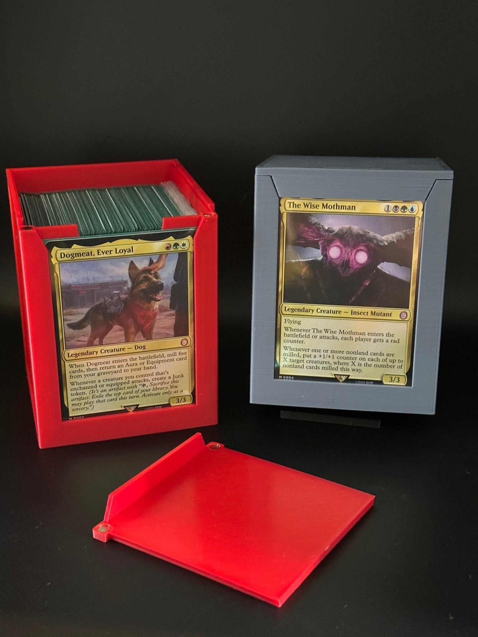 Commander Deck Box for Magic the Gathering (Magnetised) - Fits 100 + Single Sided Sleeved Cards and Passes the Shake Test - See Video - Blubber Cove