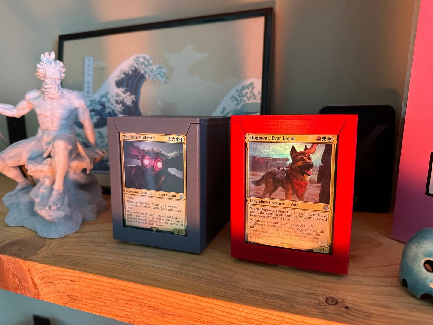 Commander Deck Box for Magic the Gathering (Magnetised) - Fits 100 + Single Sided Sleeved Cards and Passes the Shake Test - See Video - Blubber Cove