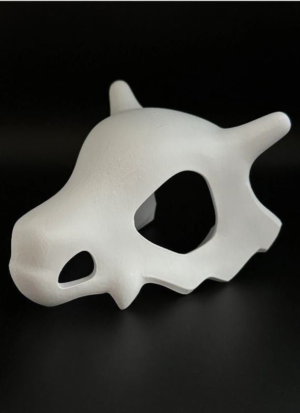 Cubone Skull for Reptile and Aquarium Tanks - Blubber Cove