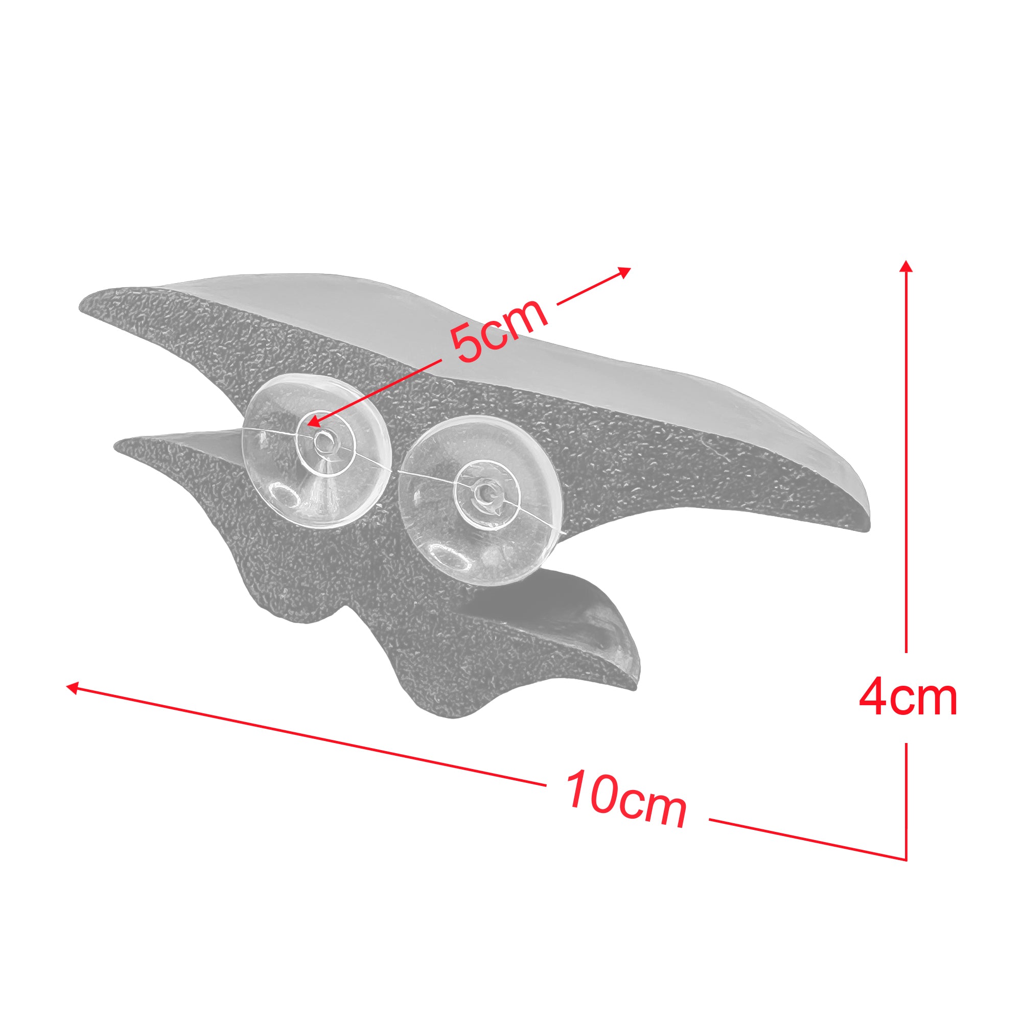 Floating mushroom ledge for bettas, shrimp, and reptiles. Attaches with suction cups. Perfect for aquascaping or amphibian rest spots.