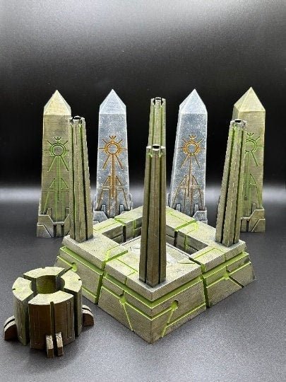 Necron Scatter Terrain for Wargaming - Bundle - Blubber Cove