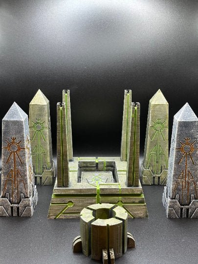 Necron Scatter Terrain for Wargaming - Bundle - Blubber Cove