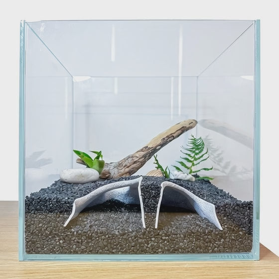 Aquarium Cave Tunnel – Large-Entrance Pleco & Shrimp Hide (Std/Large)