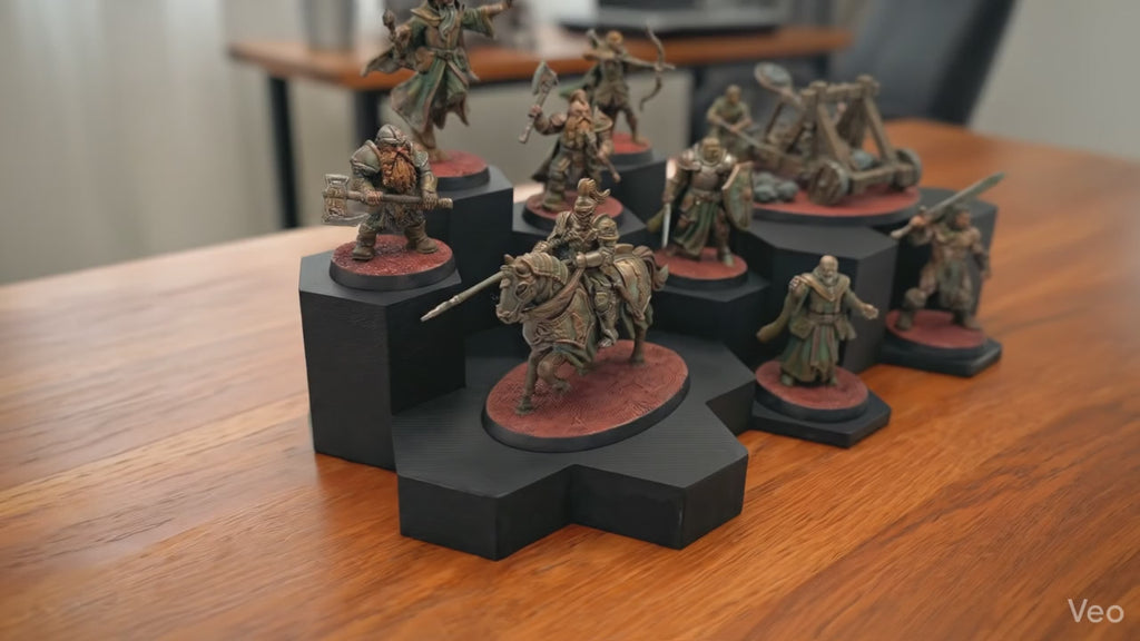 WarSplay™ Hero | Modular Miniature Display Stand for Wargaming & RPGs