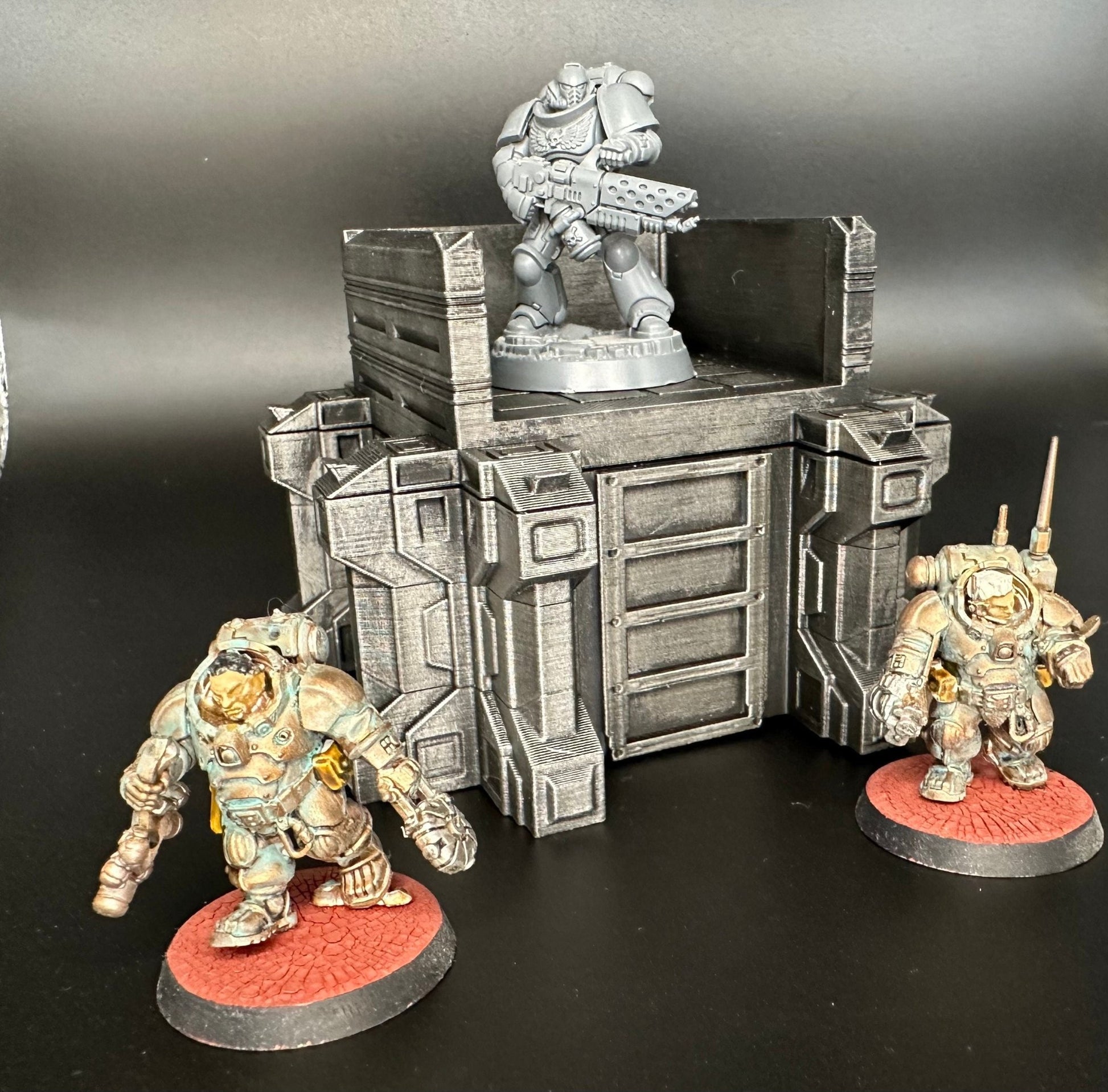 Terrain Scenery 40k bundle for Wargaming. Including ruins, walls, bunkers. Also works well for Kill Team, D&D, Tabletop, Miniature wargaming - Blubber Cove